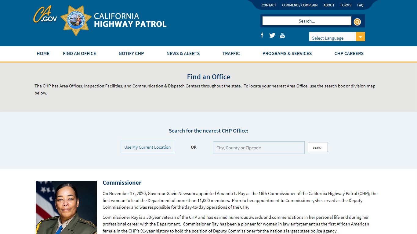 Find an Office - California Highway Patrol